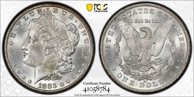 1883-CC $1 MS64