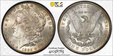 1884-CC $1 MS63