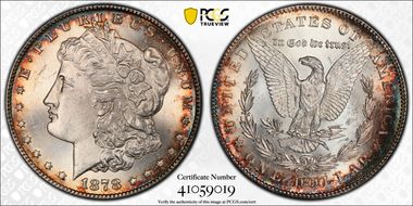 1878-S $1 MS64