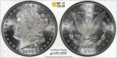 1878-S $1 MS66