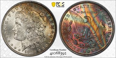 1883-O $1 MS62