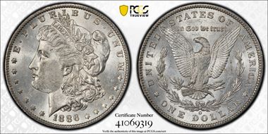 1886-O $1 MS60