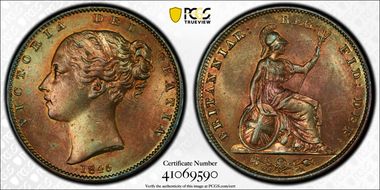 1845 1/4D S-3950 MS64BN