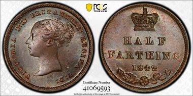 1842 1/2 Far S-3951 MS63BN