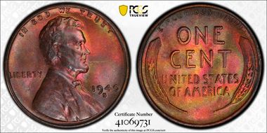 1940-S 1C MS65RB