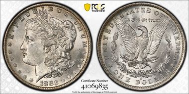 1883-O $1 MS63