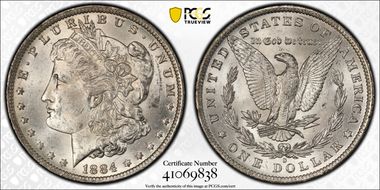 1884-O $1 MS63