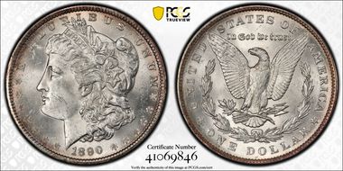1890 $1 MS63