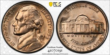 1954-S/S 5C RPM FS-502 MS65