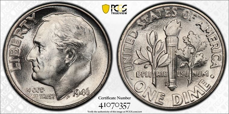 Cert 41070357 - Coin Image