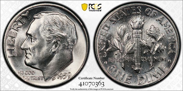 Cert 41070363 - Coin Image