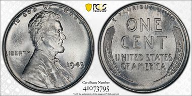 1943 1C MS65