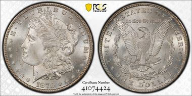 1879-S $1 MS67+