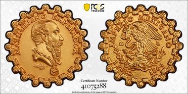 2020-LR AMB Medal Maximilian Alternative Peso Au MS70
