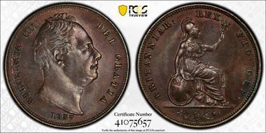 1837 1/4D S-3848 MS63BN