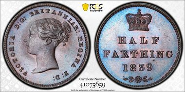 1839 1/2 Far S-3951 MS64BN