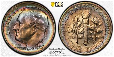 1969-D 10C MS64