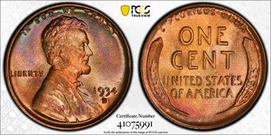 1934-D 1C MS67RB