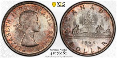 1963 S$1 MS66