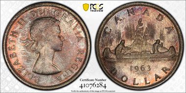 1963 S$1 MS65