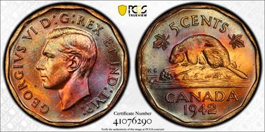 1942 5C Tombac MS64