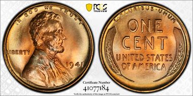 1941 1C MS67+ RD