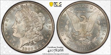 1882-CC $1 MS62
