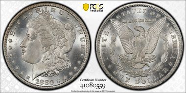 1880-CC $1 MS65+