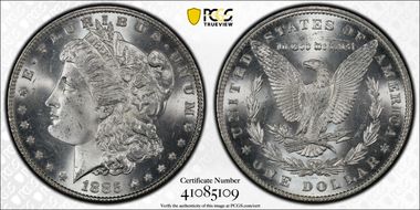 1885 $1 MS65