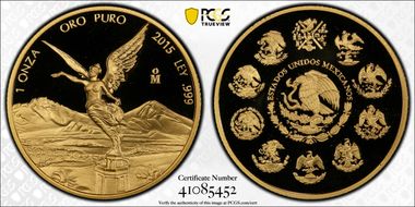 2015-Mo Onza Libertad Gold PR69DCAM
