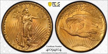1928 $20 MS65