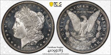 1880-S $1 VAM 12 Checkmark MS64DMPL