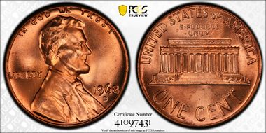 1968-D 1C MS67RD