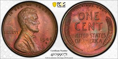 1948-S 1C MS65BN