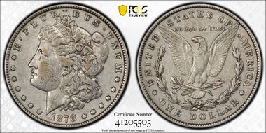 1878 8TF $1 VF35