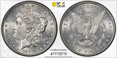 1880-O $1 AU58
