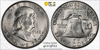 1948-D 50C DDR FS-801 MS62