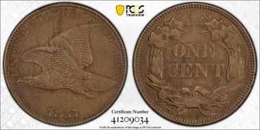 1857 1C Flying Eagle XF45