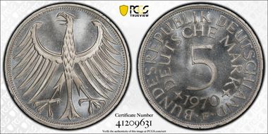 1970-F 5 Mk Regular Issue MS66