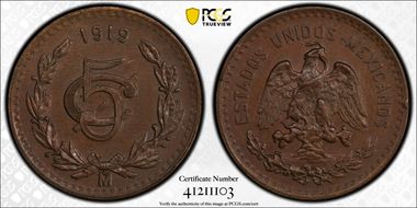1919-Mo 5C MS62BN
