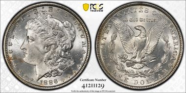 1886 $1 MS65