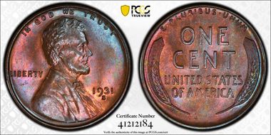 1931-S 1C MS65BN