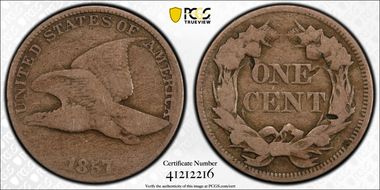 1857 1C Clash w/ 50C, FS-402 N1