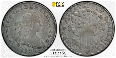 1798 $1 BB-104 VF35