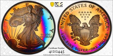 1996-P $1 Silver Eagle PR68DCAM