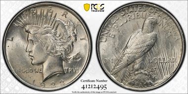 1922 $1 MS62