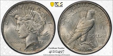 1923 $1 MS61
