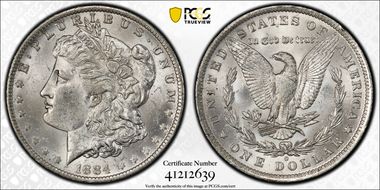 1884-O $1 MS62
