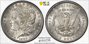 1890 $1 MS63