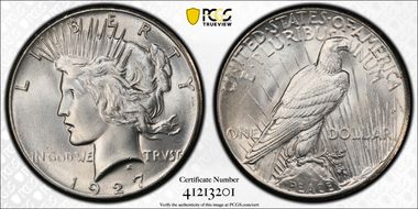 1927 $1 MS64